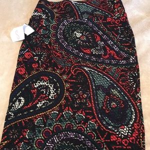 LuLaRoe paisley small Cassie pencil skirt